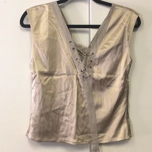 Y & Kei Silk Top Blouse Sleeveless